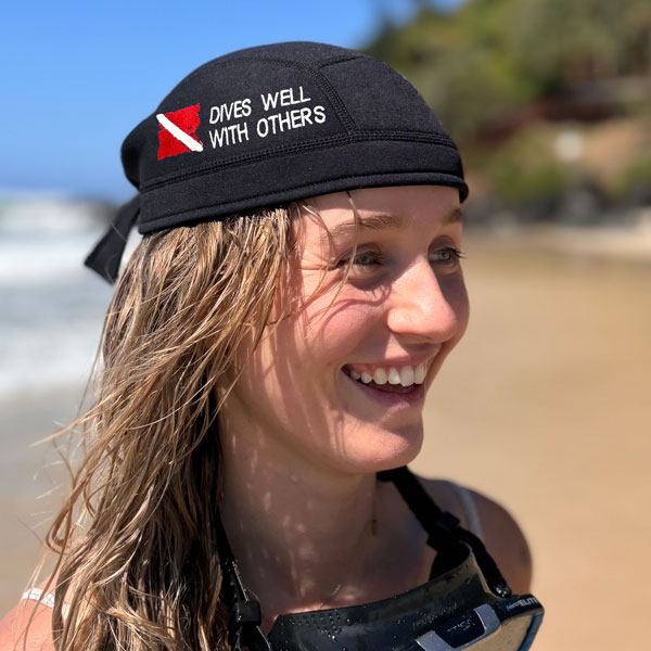 SCUBA diving hood - Dive flag