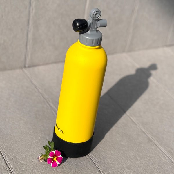 SCUBA tank water bottle