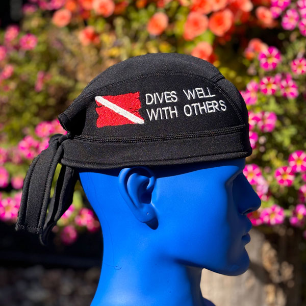 SCUBA diving hood - Dive flag