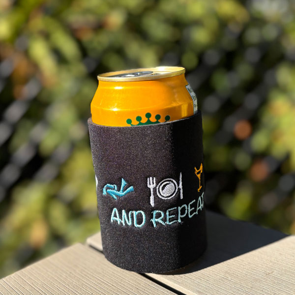 SCUBA themed koozie