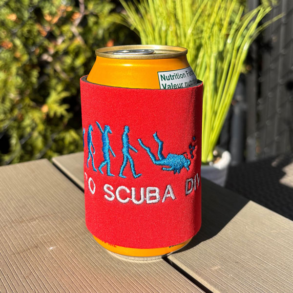 SCUBA stubby cooler