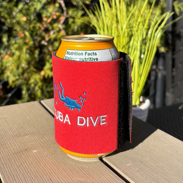 SCUBA stubby cooler