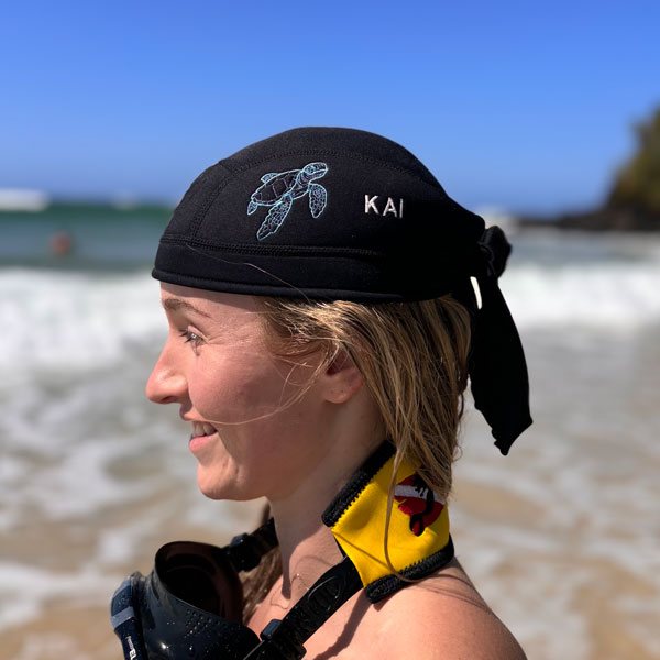 SCUBA hood - turtle