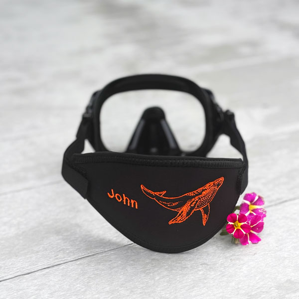 Humpback Whale Scuba Mask Strap
