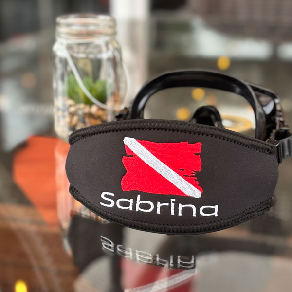 Dive Flag Scuba Mask Strap