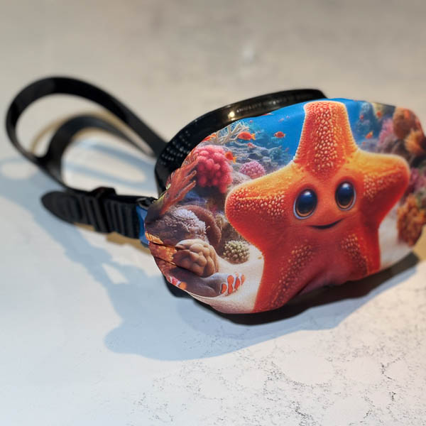 scuba mask cover star fish