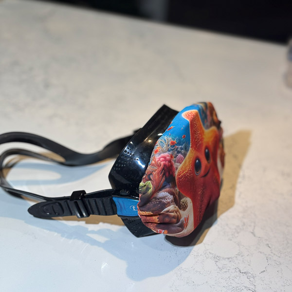 scuba mask cover star fish