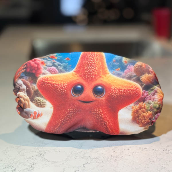 scuba mask cover star fish
