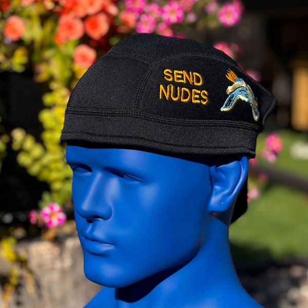SCUBA hood with nudibranch