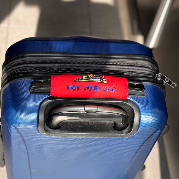 Personalized Neoprene Luggage Handle Wrapper