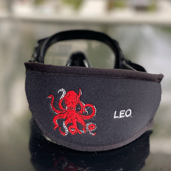 Octopus on a Beautiful Scuba Mask Cover