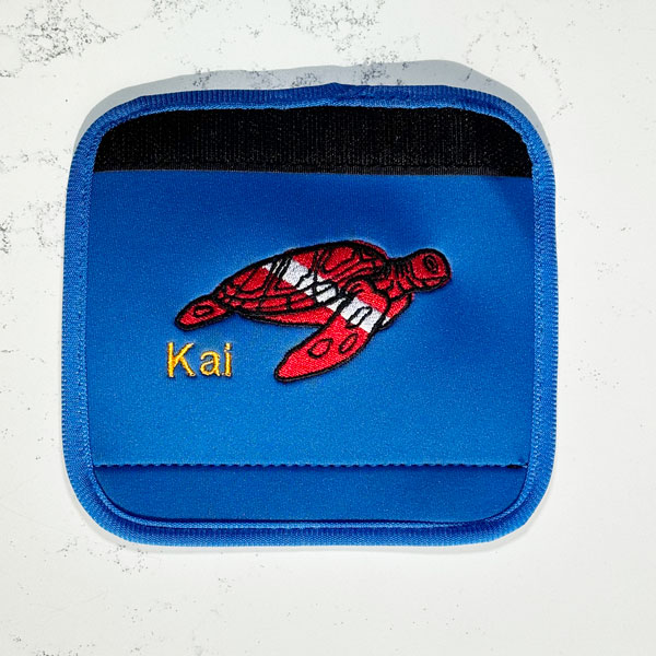 Personalized Luggage Handle Wrapper - turtle