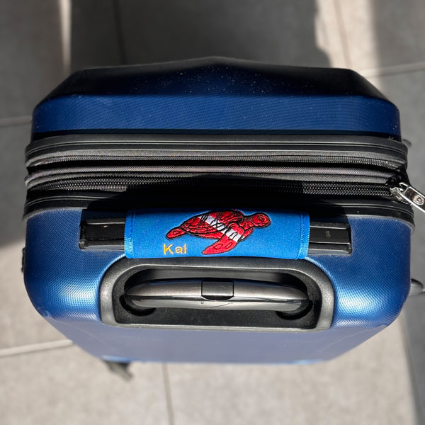 Personalized Luggage Handle Wrapper - turtle