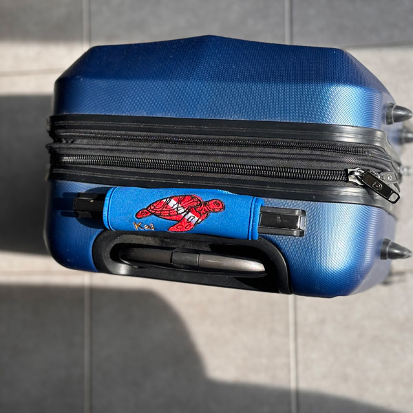 Personalized Luggage Handle Wrapper - turtle
