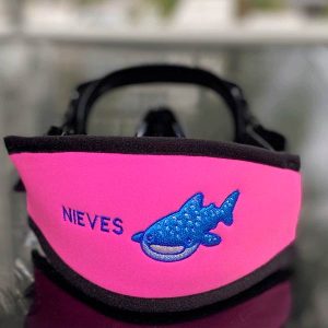 whaleshark-pink Whale Shark Scuba Mask Strap