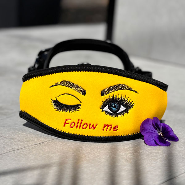 eyes-wink-8 Eyes on a Scuba Mask Strap