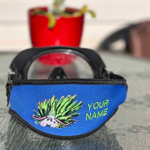 scuba mask strap