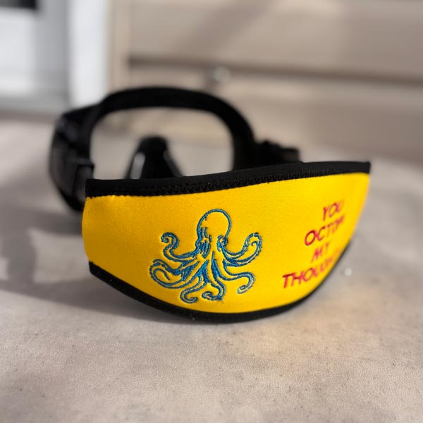 Neoprene Octopus mask strap
