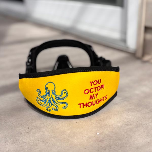 Neoprene Octopus mask strap