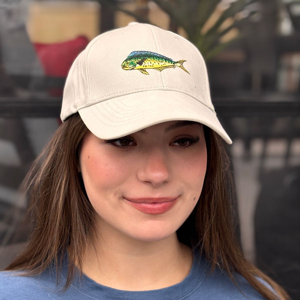 Dolphin fish dad cap