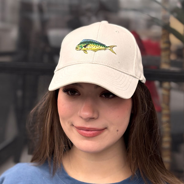 Dolphin fish dad cap