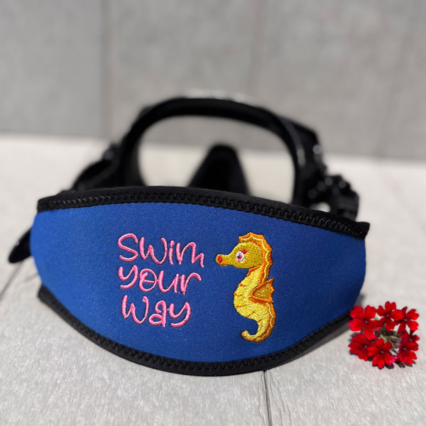 Seahorse Scuba Mask Strap