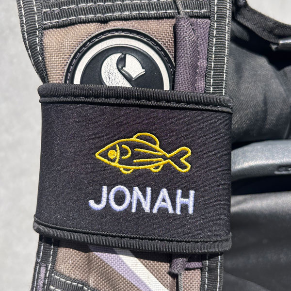 BCD strap with Simple Fish
