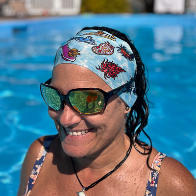 SCUBA headband