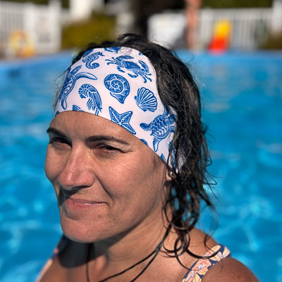 SCUBA headband