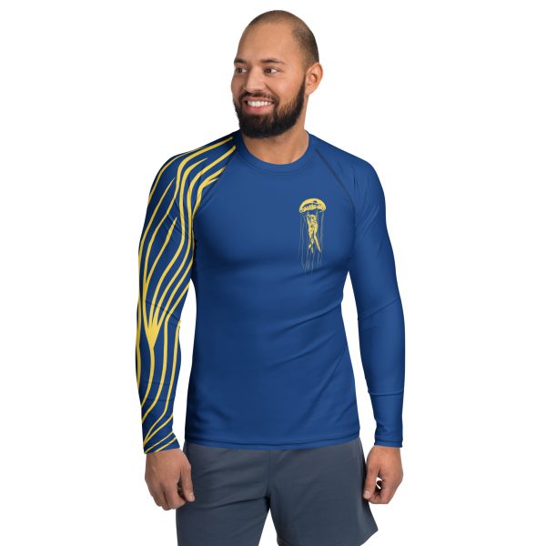Men's Rash Guard featuring jellyfish
