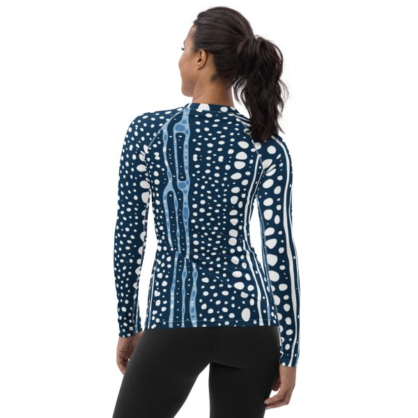 Whale shark Women's Rash Guard - Image 3