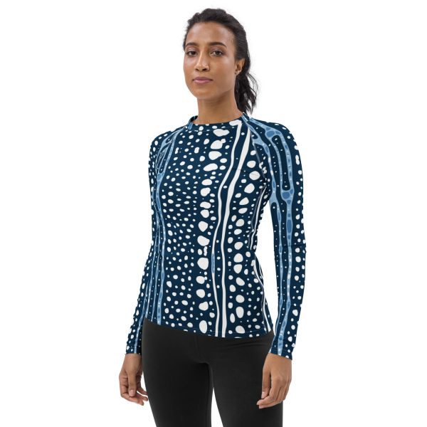 Whale shark Women's Rash Guard - Image 4
