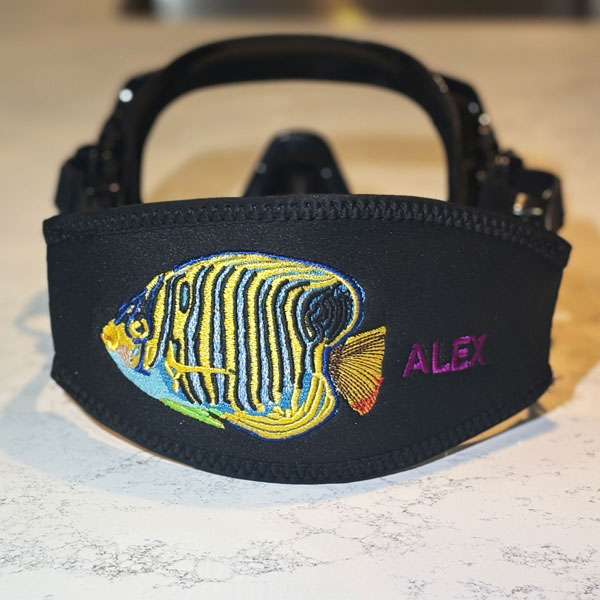 Regal Butterfly fish Scuba Mask Strap - Image 7