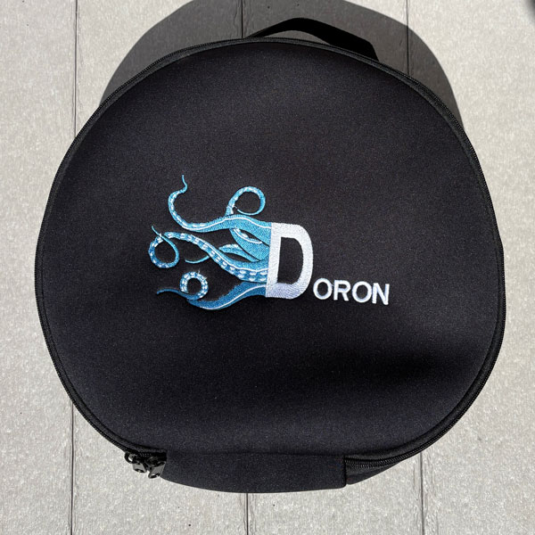 SCUBA regulator case featuring Octopus tentacles and your name