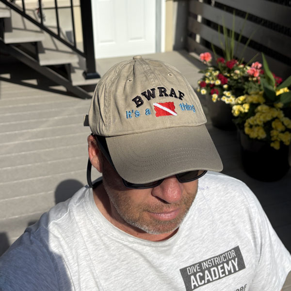BWRAF it's a scuba thing dad cap