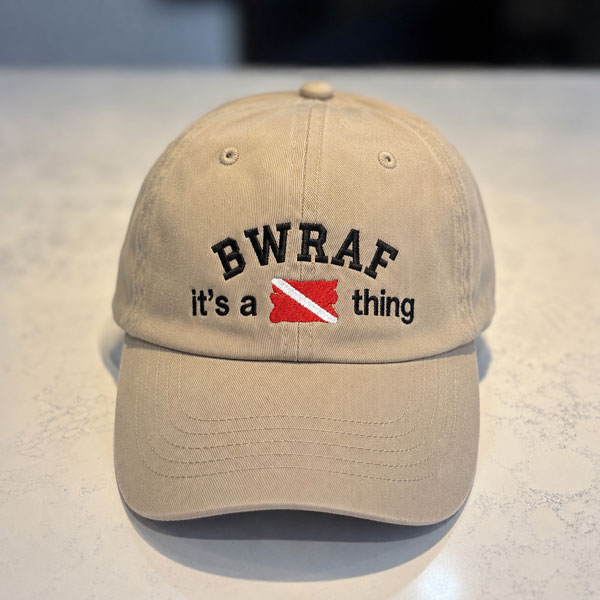BWRAF it's a scuba thing dad cap