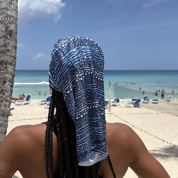 Neck gaiter with Whaleshark print