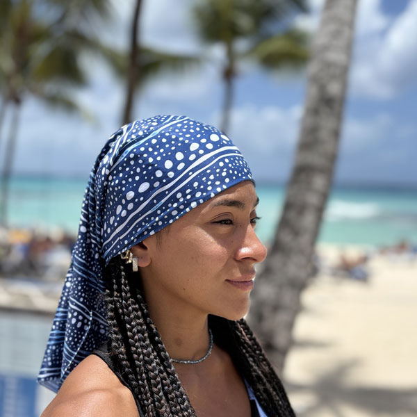 Neck gaiter with Whaleshark print