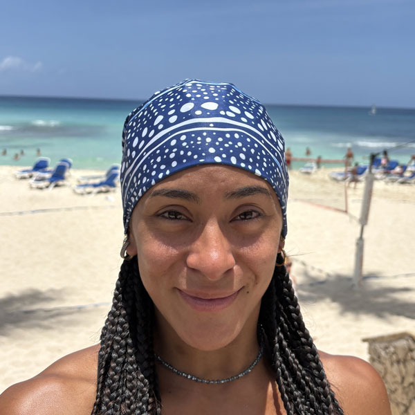 Neck gaiter with Whaleshark print