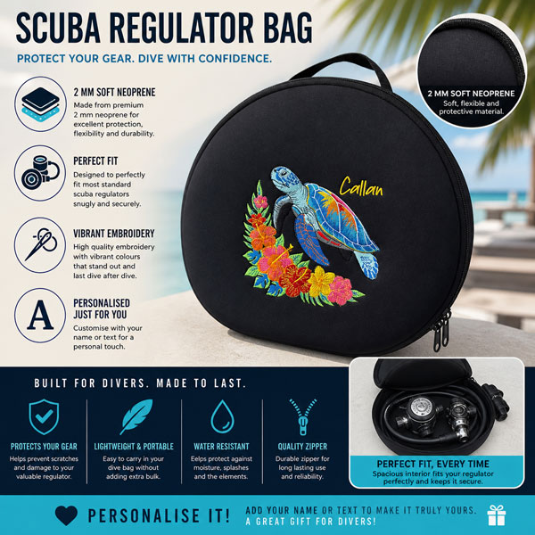 SCUBA Regulator Bag - Turtle - Image 3