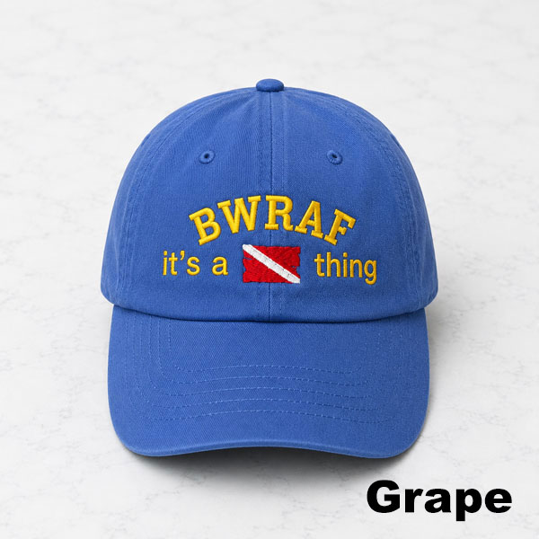 BWRAF it's a scuba thing dad cap